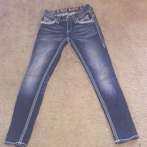 Rock revival skinny ankle jeans size 25